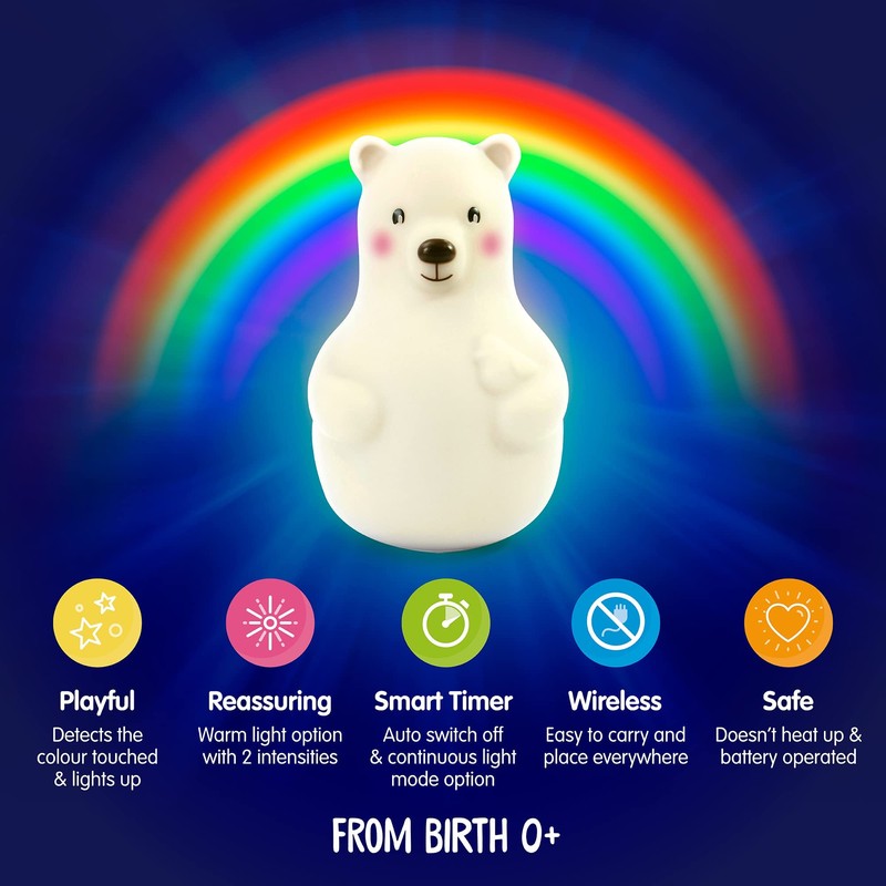 Pabobo By Angelcare Lumicolour Bear Night Light