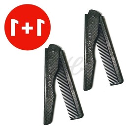 Gentleman's Folding Hairbrush Portable Hairbrush Travel Pouch Men's Hairstyling / 신사용 접이 헤어빗 휴대용 머리빗 여행 파우치 남성용 헤어스타일링