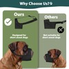 Mayerzon Pitbull Muzzle, Soft Dog Muzzle with Anti-Slip Strap for