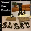 Hirbisnis Led Light Up Letters, 26 Alphabet Marquee Letter Lights,