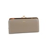 Lujan. LU-92520 Women's Long Wallet, Genuine Leather, beige, (greige)