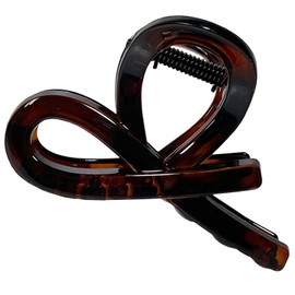 Cross Marberry CY129 MB-RD Hair Claw Small, Simple, Secure, Hair Clip, Tortoise Shell, Ribbon, Non-Slip, Lightweight, Resin, Elegant, Adult, Marble Red