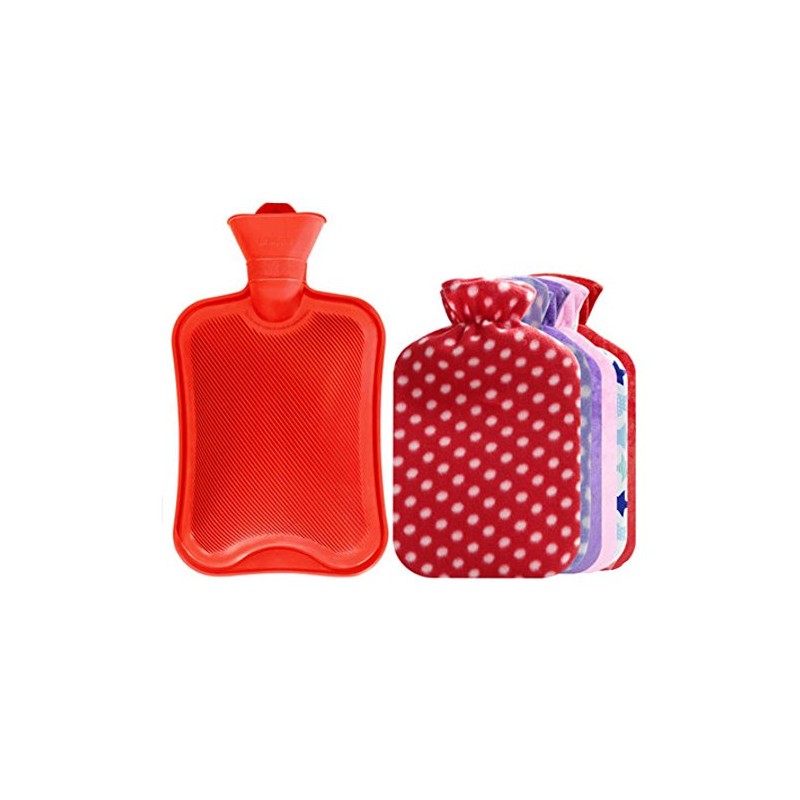 Fancy Pumpkin 800ML Hot Water Bottle + Random Flannel Cover