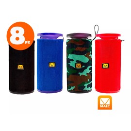 Maíz Bocina Bluetooth, Fm, Usb, Sd, Tws, Luz Led Pack 8pz