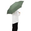 Champion CHM69MN58 Gentleman Windproof Plain Stitch Mini Folding Umbrella, Green,