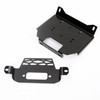 ECOTRIC Winch Mount Plate Bracket Kit Compatible with 2014-2019 Polaris