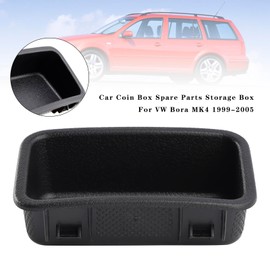 Frezon 1J0858373C Car Coin Box Spare Parts Storage Box Fit For VW Bora MK4 1999-2005