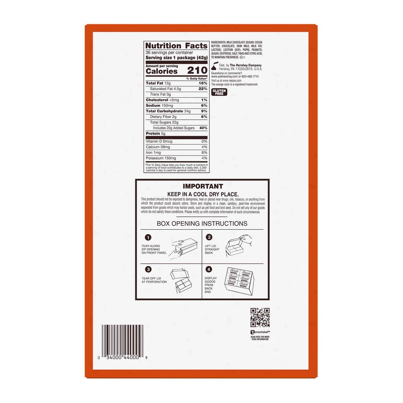 Reese's Peanut Butter Cups (1.5 Ounce, 36 Count)