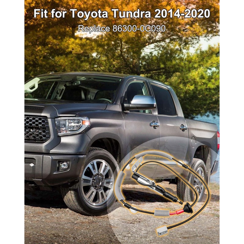 Automotive Antenna Base Fit for Toyota Tundra 2014-2020 Replace 86300-0C090,