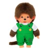 Sekiguchi 203871 Original Monchhichi Boy with Dungarees and Frog Motif,