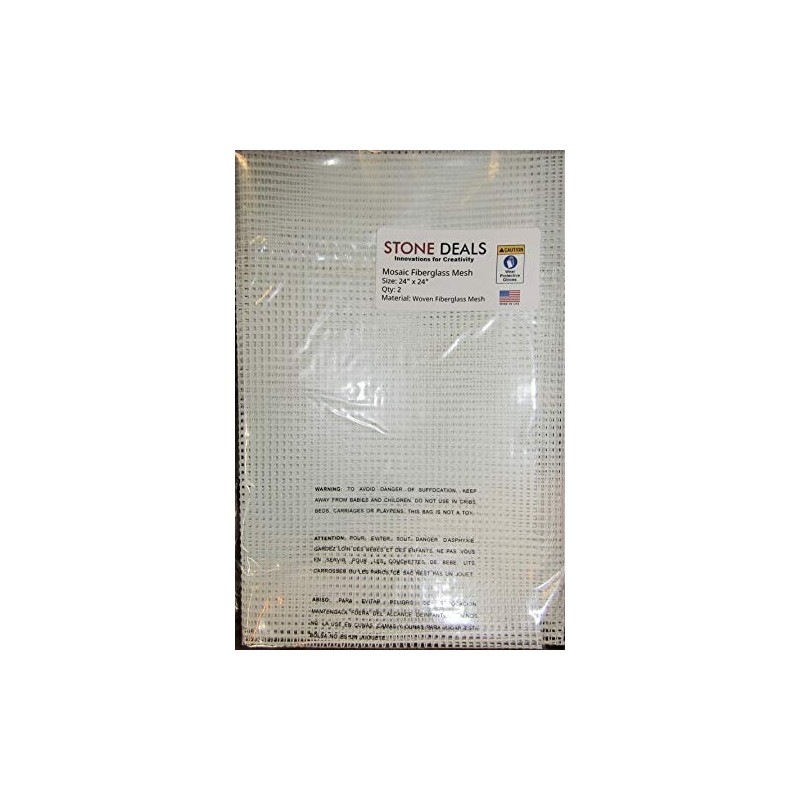 Stone Deals Mosaic Mesh for Back Mounted Tile, 24" X