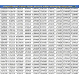 2200859 Refrigerator Thermostat Control 2210487 - Compatible with Whirlpool Roper Kenmore KitchenAid MAYTAG - Replaces 2200830 2200859 2210378 2210379 2210487 455664 WP2200859
