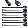 HiSport Fuel Injector Connector 8 PCS Pigtail Connectors Wire Terminals