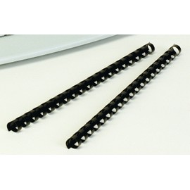 Fellowes Plastic Comb Bindings, 1 Inch, 200-Sheet Capacity, Black, 10 per Pack (52383)