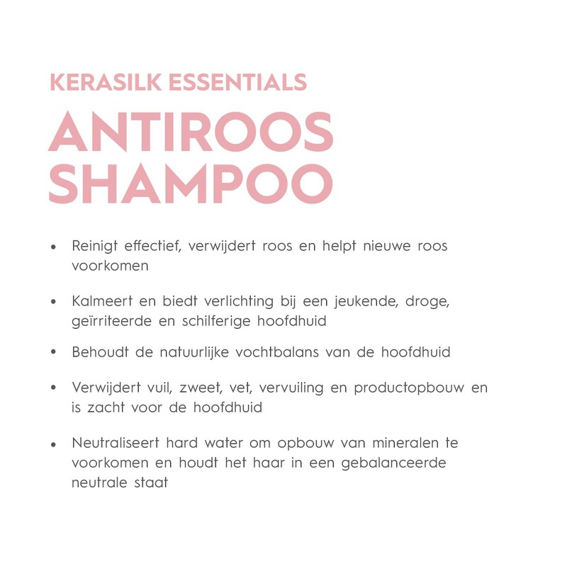 Kerasilk Anti-Dandruff Shampoo, Vegan Formula, Rebalances Oily Scalp, 250ml