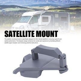 Satellite Roof Rack Mount, 0.47-1.89in Satellite Car Roof Mount Bracket Pipe Adapter Mount, Portable Aluminium Alloy Satellite Car Roof Bracket for Mini Antenna Outdoor