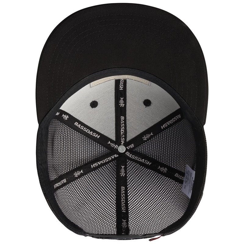 Bassdash Flat Bill Cap, Men's, Women's, Flat Visor Cap, Adjustable