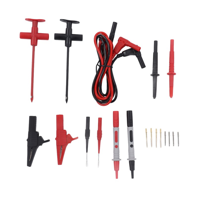 Multimeter Test Leads Kit Crocodiles Clip Banana Plug Testing Cable