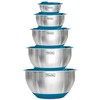 Viking Mixing Bowls Set, 10 Piece Stainless Steel Kitchen Cookware,