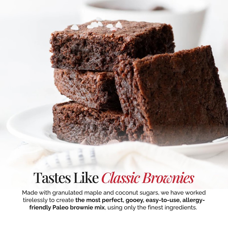 Otto's Naturals Grain-Free Paleo Double Chocolate Brownie Mix, 11.1 Oz.,
