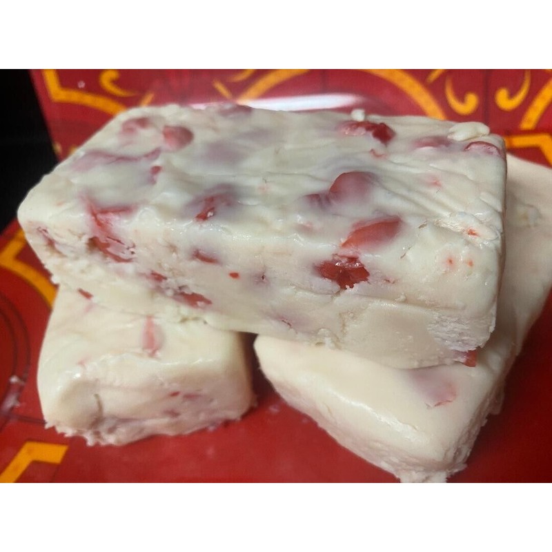 Homemade Gourmet Cherry Cheesecake Fudge *nut free* 1/2 pound