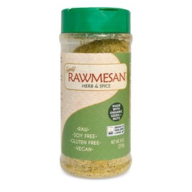 Vegan Nutritional Yeast Seasoning, Gopal’s Rawmesan Herb & Spice (Parmesan Cheese Alternative) – 8 Ounces | Keto, Whole 30, and Paleo Friendly
