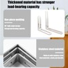 KINDPMA Pack of 20 Stainless Steel Angle Connectors Metal Angle