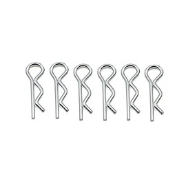 8pcs Clips Pins Steel R Type Spring Cotter Pin Wave Shape Split Clip Clamp Hair Tractor Pin for Car
