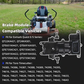 121-3017 Brake Control Module Compatible with Toro TimeCutter & Exmark Quest E/S Lawn Mowers 2012-2014 Enhanced Braking Performance Replaces# 115-9660 120-7144 1159660 1207144