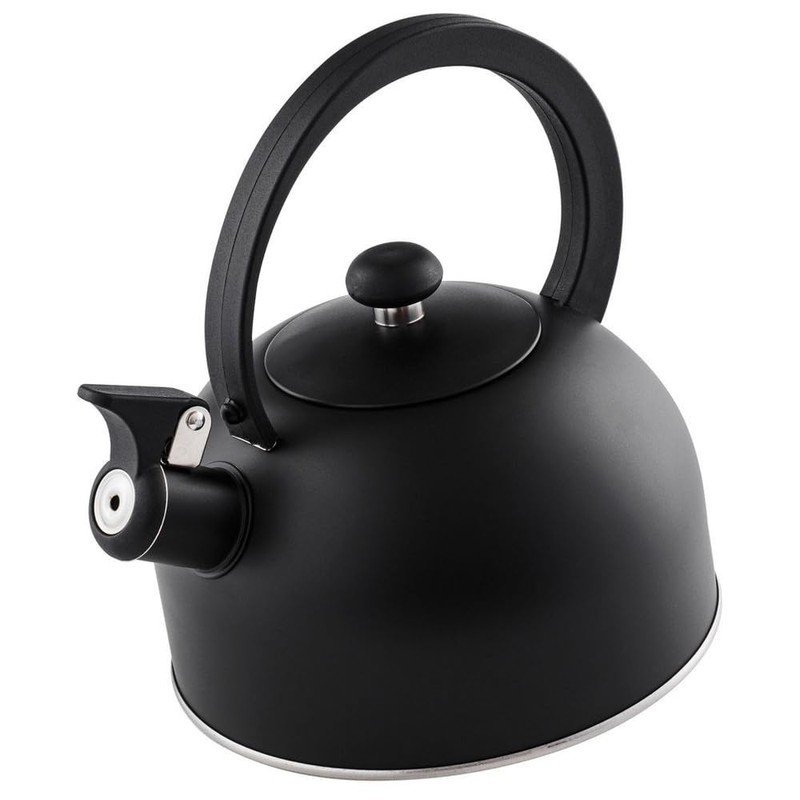 Kettle Kettle Whistling Kettle Stainless Steel Black 2 L