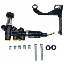 Universal Combination Proportioning Valve and Mounting Bracket Lines Kit with Adjustable Knob Fit for Wilwood Style Universal Brake Proportioning Valve 260-13190 260-11179