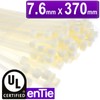 enTie Natural White Cable Ties 7.6 mm x 370 mm