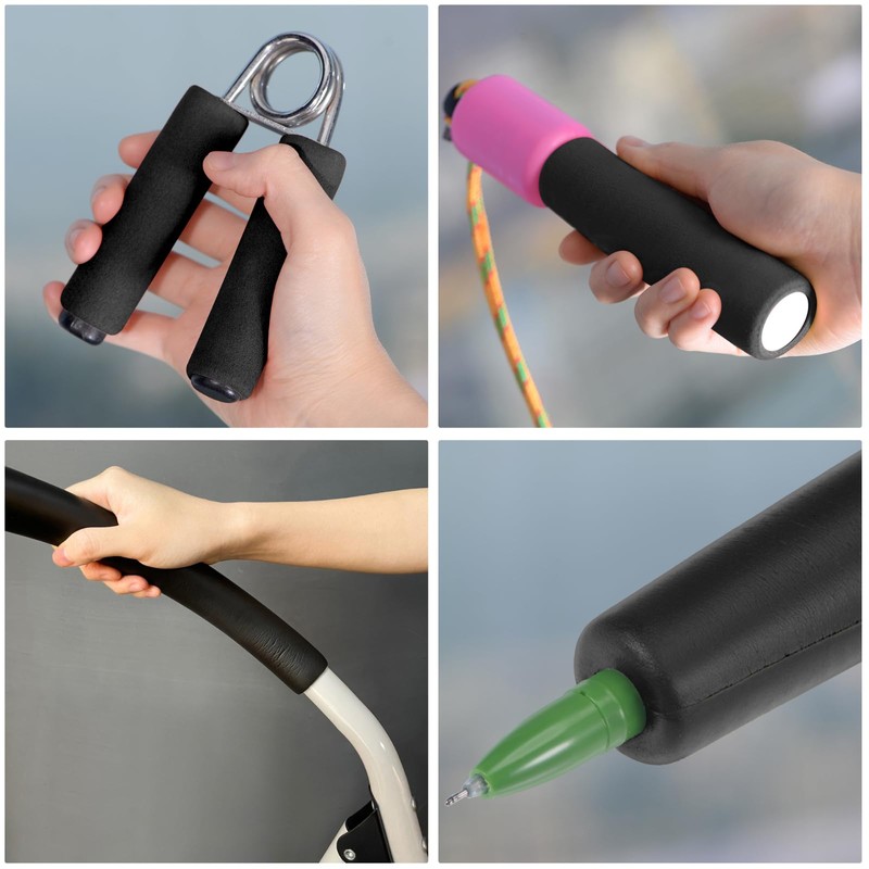 sourcing map Foam Tubing for Handle Grip Support, Pipe Insulation,