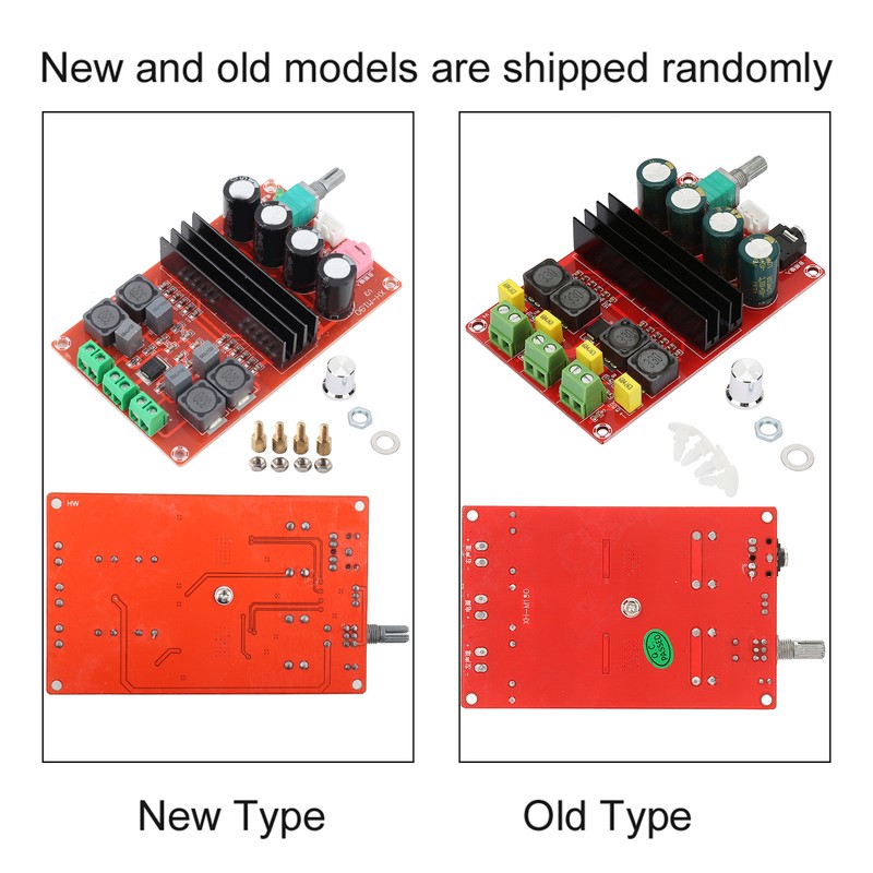 DC12-24V High Power 2*100W Dual Channel Digital Amplifier Audio Board