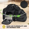pidipiti top and 1 Side Expandable, 17x11x11 Soft-Sided pet Carrier,