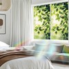 Nuxovilar Green Leaf Light Window Film, 17.7×39.4inch, Fresh Leaf Pattern
