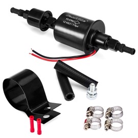 CarBole Universal Fuel Pump 12V Low Pressure 7-9 PSI, Inline Electric Gasoline Diesel Pump for Carburetors Cars Trucks Boats Engine Replacement, E8012S, FD0002, P60430, EP12S, 6414671