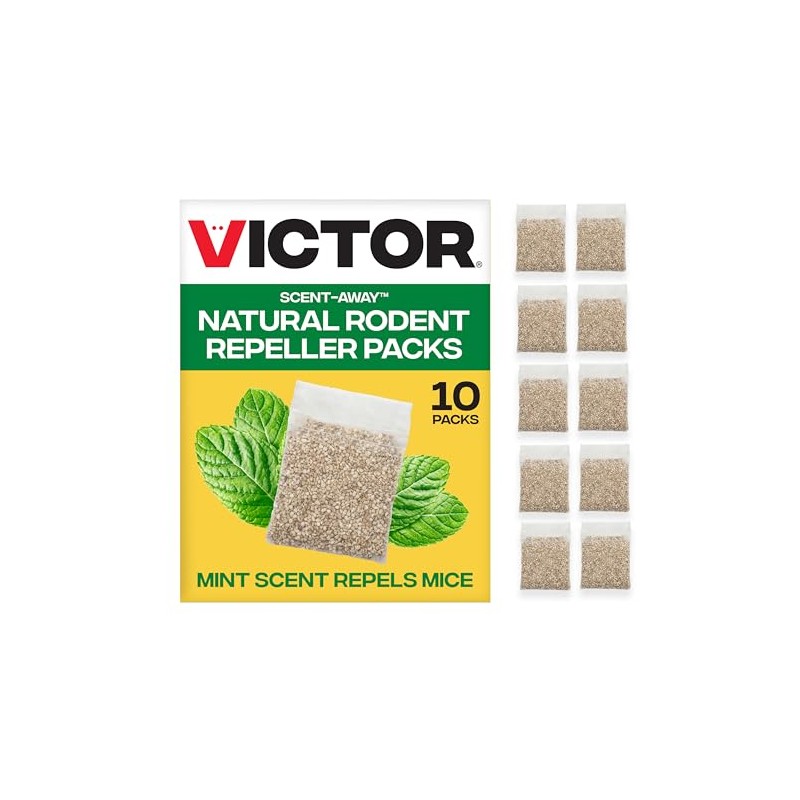 Victor Natural Mouse Repellent Pouches - 10-Pack