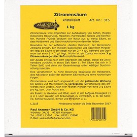 Citric Acid Crystallized 1 Kilo