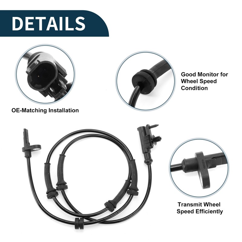 TUCKBOLD ABS Wheel Speed Sensor Front Left or Front Right
