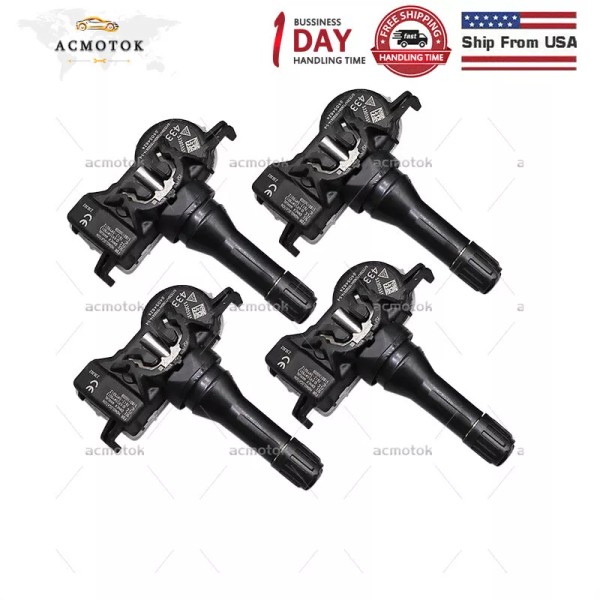 Unbranded Set(4) TPMS Tire Pressure Sensors 53305555 For Jeep Renegade