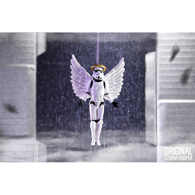 Nemesis Now Stormtrooper 13cm White Resin Hanging Angel