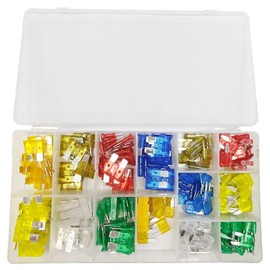 300PCS Car Blade Fuses Assortment Assorted Kit Blade Set Auto Truck Automotive, 32V, Durable Plastic Case Included
