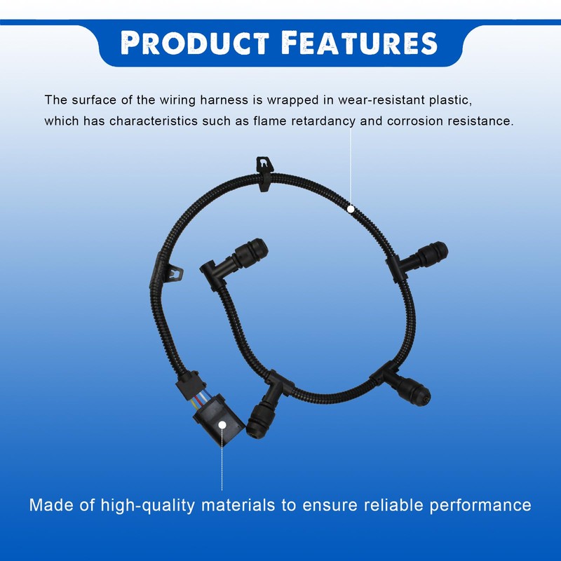 Onseeda 4C2Z-12A690-BA 5C3Z-12A690-A Fit for Powerstroke 6.0 Glow Plug Harness