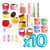 Remate Balsamo Labial Lip Gloss Hidratante Brillo Labios 10p