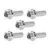 5pcs Titanium Bolts M8x 15 20 25 30 35 40