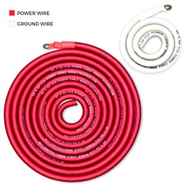 CT Sounds 1/0 Gauge CCA Complete Amp Wiring Install Kit, AMPKIT-0GA-PRO