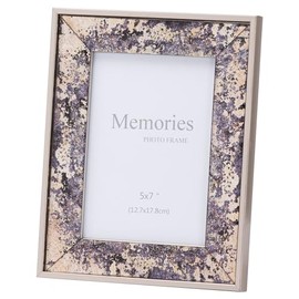 Hill 1975 Bronze Foil Metallic 5X7 Frame, WOOD, Mixed, 2 x 19.3 x 24.4cm