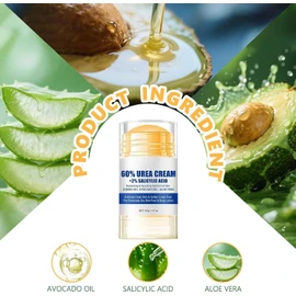 Crema Hidratante para Pies, Crema para el Cuidado de los Pies Secos y Agrietados, Repara e Hidratación Profunda con Efecto Remueve Callos, para Codos, Manos (1pcs)