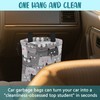 KXWQTRDD Car Garbage Bag Cute Grey Cats Drawstring Car Trash
